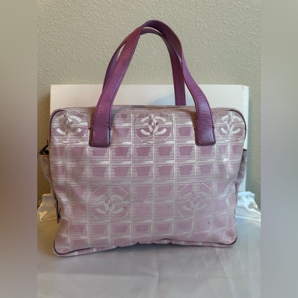 CHANEL Handbags - Chanel Travel Line Canvas Satchel – Medium